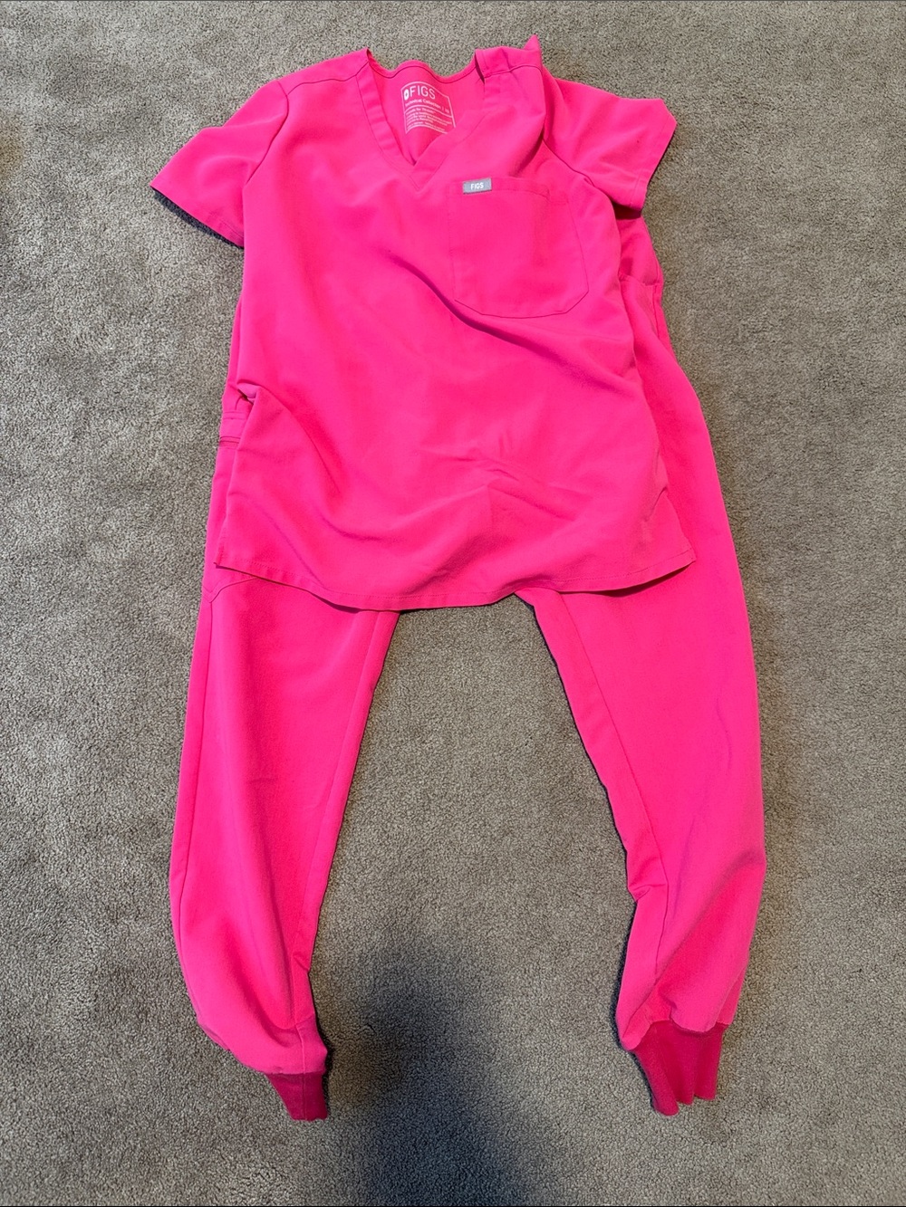 Figs Hot Pink limited edition color